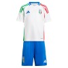 Conjunto (Camiseta+Pantalón Corto) Italia Segunda Equipación Euro 2024 - Niño